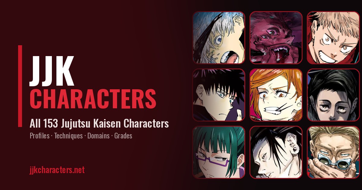 List of JJK Characters: All Jujutsu Kaisen Characters A-Z